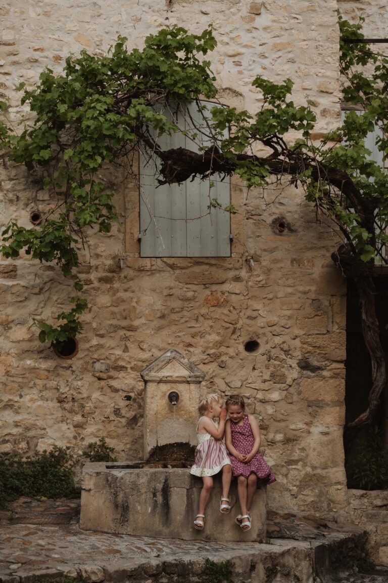 Lily en Iona - Familie shoot - Provençe, Frankrijk